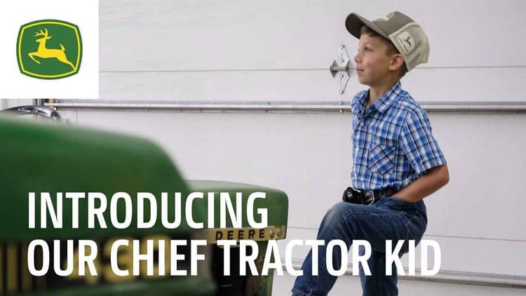 John Deere Names Viral Sensation Jackson Laux as 'Chief Tractor Kid'