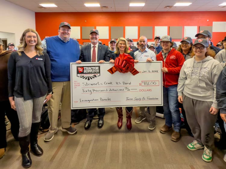 Tractor Supply Company Supported Tennessee High School Band's Inauguration Day Journey