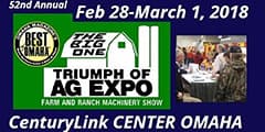 The Area's Largest Agriculture Exposition Is Coming Back To The Centurylink Center-Omaha Feb 28-March 1, 2018