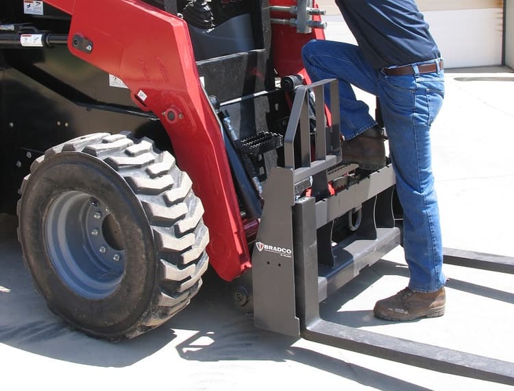 Paladin Attachments Expands Bradco Line with Walk-Thru Pallet Forks