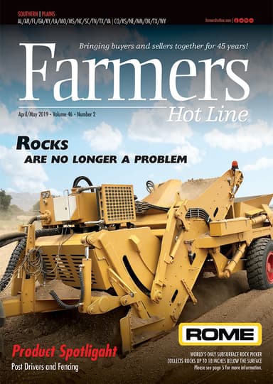 Farmers Hot Line Southern/Plains April/May 2019