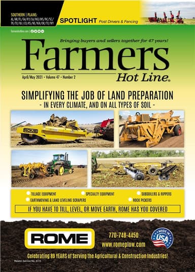 Farmers Hot Line Southern/Plains April/May 2021