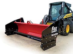 New Fox Versaplow Skid-steer Mounted Plows Offer Multiple Plowing Functions