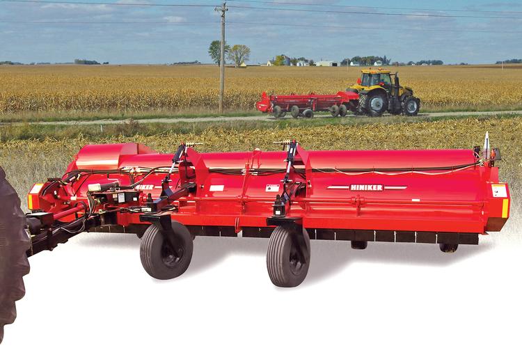 Hiniker Introduces Flail Windrower With Hydraulic End Transport